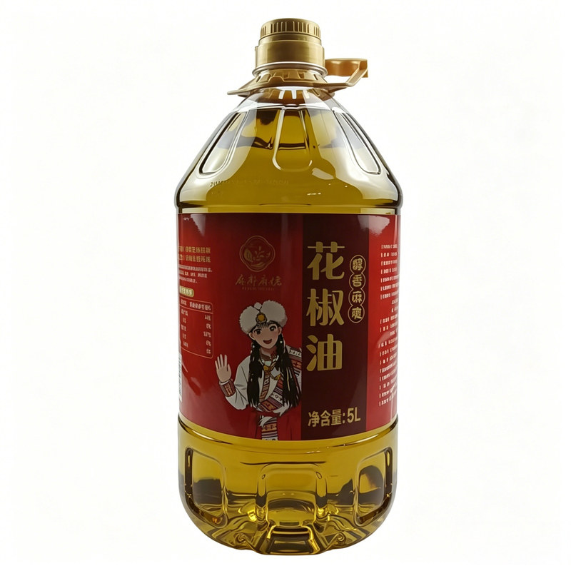 重庆麻都麻佬花椒油5L特麻大桶装