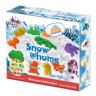 太空沙新品太空雪假雪人造雪四季仿真冰雪恐龙灭绝凛冬动物城玩具