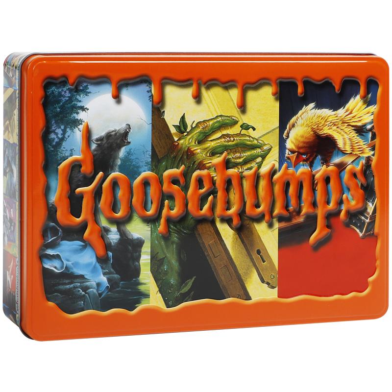 英文原版鸡皮疙瘩最高通缉系列5本 Goosebumps Retro Fear Set: Limited Edition Tin青少年桥梁章节书恐怖惊险小说限量版