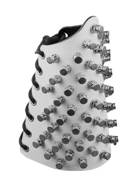 长条橄榄荔枝纹皮朋克系绳子手链