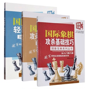 国象宝典系列丛书 全套3册 国际象棋轻松入门 攻杀基础 进阶技巧 特级大师 天津科学技术出版社