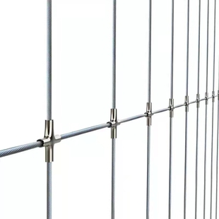 郑州隐形防护网防盗网316钢丝学校走廊楼梯防护网小区连廊防坠网