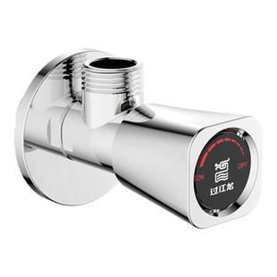 过江龙角阀大流量三角阀精铜加厚冷热水器马桶止水阀家用4分J032