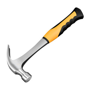 高锰钢羊角锤一体式成型铁锤家用木柄把木工钨钢大精致小锤子工具