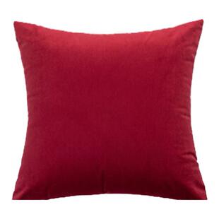 Texdream态度 勃艮第红色抱枕套沙发客厅靠垫圣诞新年床头靠枕套