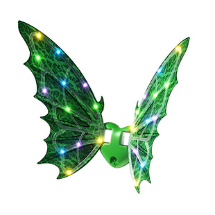 儿童发光蝴蝶翅膀背饰玩具小女孩礼物精灵电动会动的小女孩童礼物