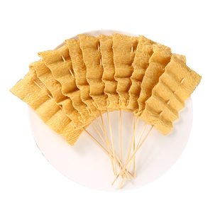 豆皮串豆干串100串豆制品半成品食材关东煮串串麻辣烫烧烤麻辣烫