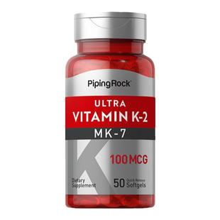 美国进口朴诺维生素K2胶囊MK-7助钙吸收100mcg健康骨骼凝血不含d3