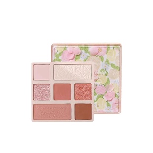 HOLD LIVE巴黎花园眼影盘 奶茶大地色小众油画九色花瓣珠哑光眼影