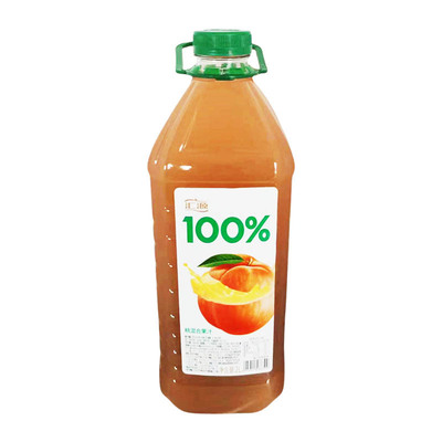 汇源100%卡曼橘柠檬苹果汁桃混合果汁2L*6瓶装桶装整箱家庭畅饮