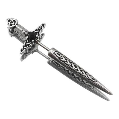 SHINMA钛钢宝剑匕首雕刻暗黑土酷