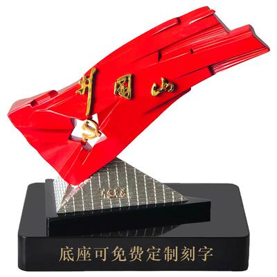 现货厂家直销包邮红旗摆件桌面