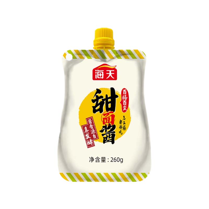 海天甜面酱200g/260g袋装家用北京烤鸭蘸酱炸酱面手抓饼东北酿造