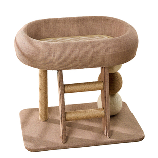 猫窝猫爬架一体剑麻柱小型猫抓板不占地四季通用猫抓柱幼猫咪玩具