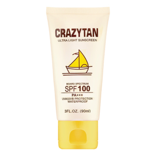 crazytan高倍防晒乳霜面部身体防紫外线防护隔离夏季军训SPF100