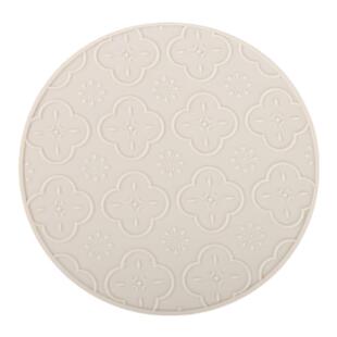 奶油中古风硅胶隔热垫餐桌垫防烫砂锅垫桌面保护盘垫碗垫法式杯垫