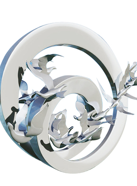 金属创意工艺品摆件不锈钢雕塑