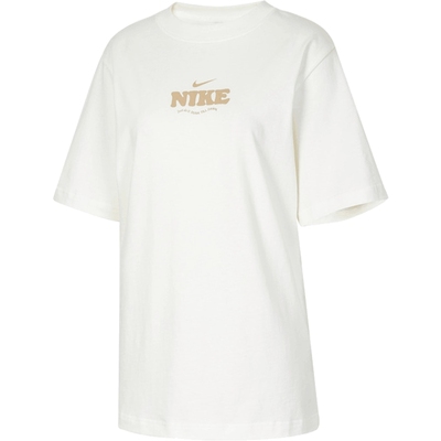 NIKE耐克女子ESSNTL GCEL宽松舒适百搭休闲圆领短袖T恤HF6180-133