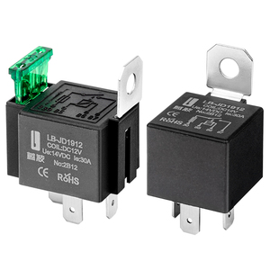 蓝波30A40A80A大电流汽车继电器大功率防水车用控制DC12V24V5脚