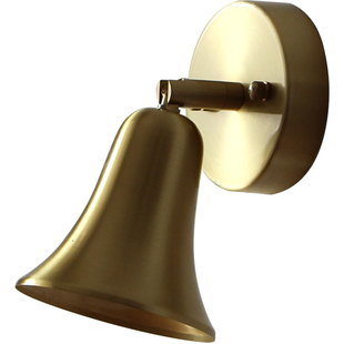 复古做旧黄铜壁灯过道玄关卫生间咖啡店招牌灯日式侘寂北欧现代