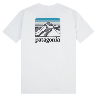 巴塔潮牌短袖T恤Patagonia Responsibili户外环保棉混纺透气37768