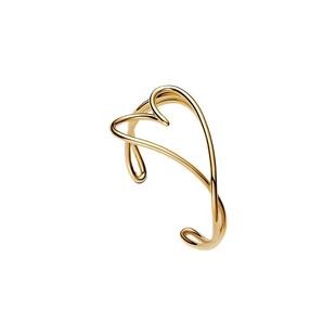 Pandora潘多拉天性心形手镯金色雕塑感镂空心形精致礼物