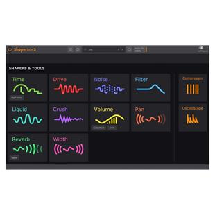 ShaperBox 3 多功能创意后期创造性特殊电音滤波混音效果器插件