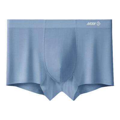 A FISH一只鱼四角裤莫代尔男士内裤无痕春秋款裤衩青少年平角裤男