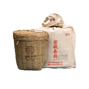 中茶黑茶 窖藏春韵特级六堡茶紧压茶3.5kg箩筐装茶叶 中茶旗舰店
