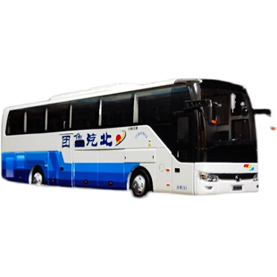 1：42原厂宇通客车ZK6122北汽集团豪华旅游客车 巴士模型车模玩具