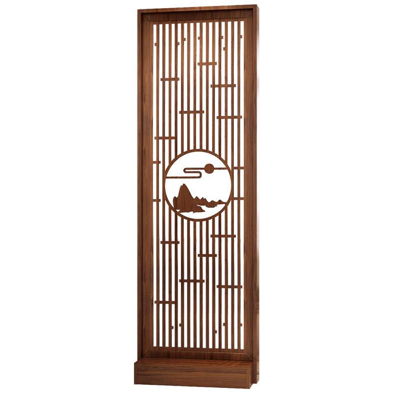 新中式风进门简约现代入户隔断柜
