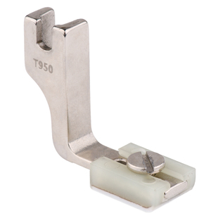 T950塑料打皱压脚平车厚薄通用缩皱抽折工业缝纫机铁氟龙压脚