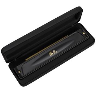 正品国光24孔复音口琴7调 12大调套装全套学生成人专业演奏级乐器