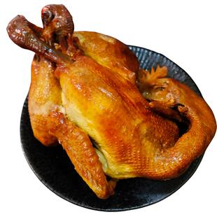 叫花鸡荷叶正宗整只大烧鸡即食手撕熏鸡黄泥叫化鸡东北下酒菜熟食