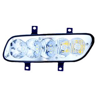 实力多老东风天龙车led前雾灯总成vl超亮强光前大灯铝壳改装原厂