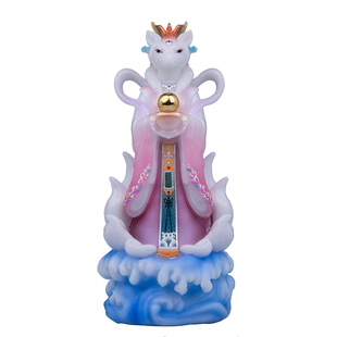 狐黄白柳灰家神像东北五大家族五显财神汉白玉家用佛像中式摆件