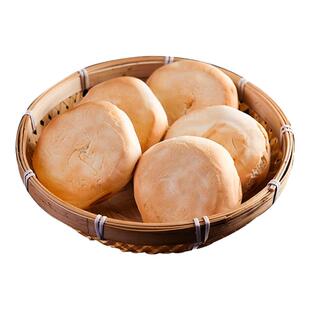 全麦火烧饼山东特产潍坊杠子头无糖精无油低脂粗粮主食即食面饼