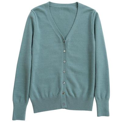 春秋薄款羊绒纯色大码外套打底