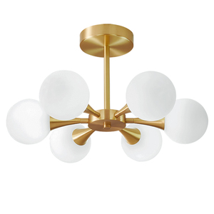 全铜卧室吸顶灯简约现代轻奢