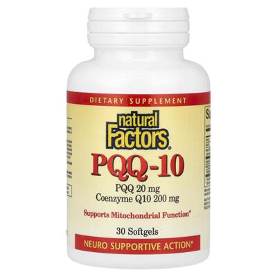 Natural factors辅酶Q10+PQQ线粒体双效养护心脏健康双重营养