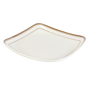 密胺四方形盘子仿瓷塑料快餐盘凉菜碟餐厅饭店炒菜盘盖浇饭盘商用