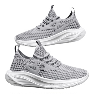 回力运动鞋男款黑色夏季薄款网面透气单网鞋轻便软底超轻跑步鞋女