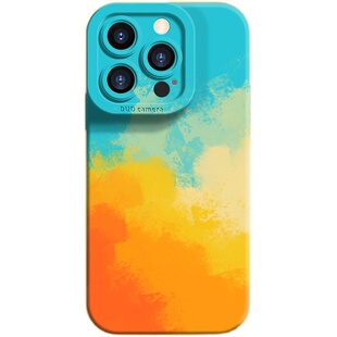 多巴胺适用苹果15手机壳新款iPhone13防摔散热12promax液态硅胶11奢华全包14pro创意xs男士xr超火16plus超薄7