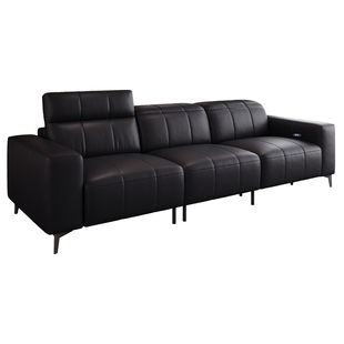 政府补贴欧派电动功能沙发意式极简小户型客厅真皮零靠墙直排沙发