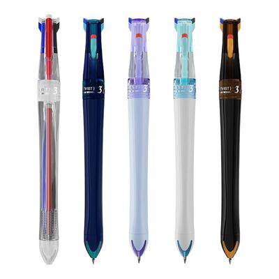 点石制笔三色笔巡航时空舱高颜值按动中性笔ins风黑芯速干ds6254