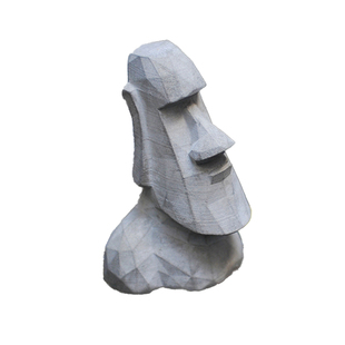 摩艾石像摆件水泥石制品鱼缸造景水族装饰家居庭院艺术装饰包邮
