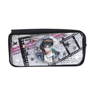 社恐i人痛笔袋高颜值女孩透明痛层笔袋女生2026新款大容量ins风痛包铅笔盒初中生学生小食量二次元夹层文具盒