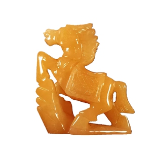 天然玉石马摆件十二生肖装饰品家居客厅办公室桌面开业乔迁工艺品