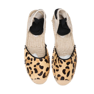 欧美新款坡跟草编松糕厚底罗马绑带渔夫鞋亚麻帆布流苏凉鞋女增高