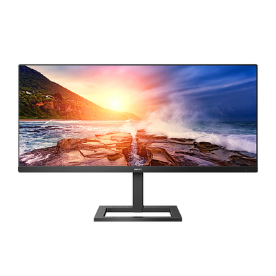 飞利浦34英寸带鱼屏75Hz升降屏幕